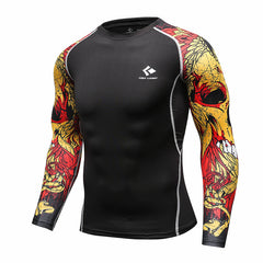 Bodybuilding Skin Tight Long Sleeves Jerseys