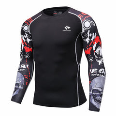 Bodybuilding Skin Tight Long Sleeves Jerseys