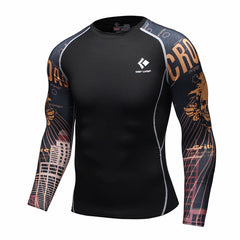 Bodybuilding Skin Tight Long Sleeves Jerseys