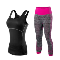 Leggings Set Yoga Pants and Vest