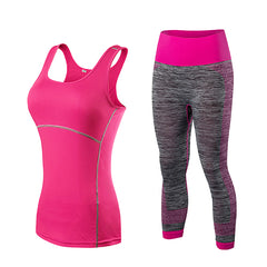 Leggings Set Yoga Pants and Vest