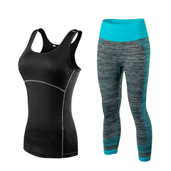 Leggings Set Yoga Pants and Vest