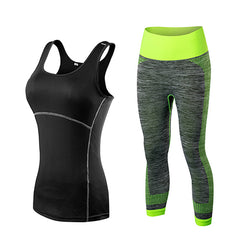Leggings Set Yoga Pants and Vest