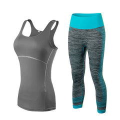 Leggings Set Yoga Pants and Vest