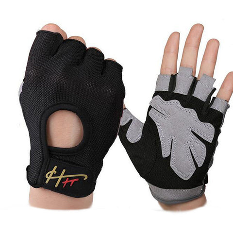 Sweat Absorption Breathable Half Finger Gloves