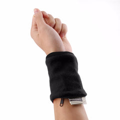 Wallet Wrist Band Fleece with Zipper